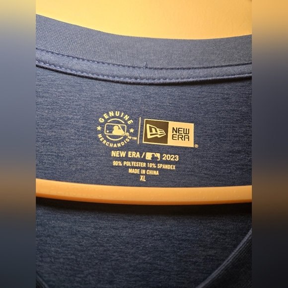Chicago Cubs Genuine MLB New Era Blue Crew Neck Tee Shirt Mens XL - Picture 5 of 6